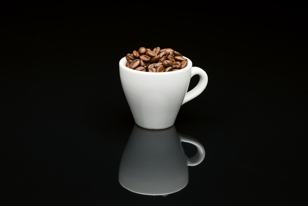 filiżanka kawy jasia fasoli - Zdjęcie, obraz