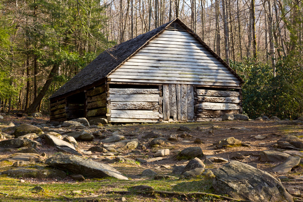 Vecchio fienile in Smoky Mountains
 - Foto, immagini