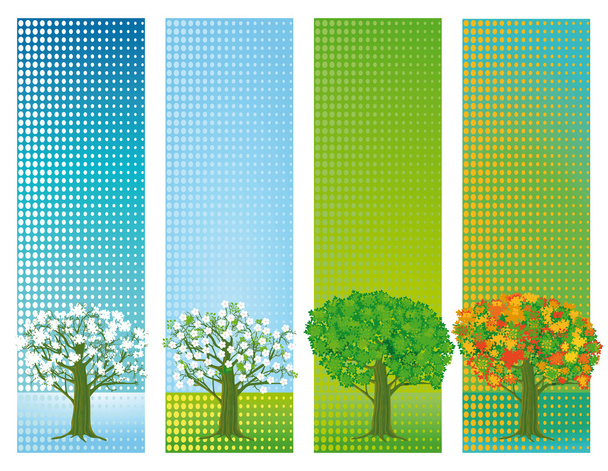 Bannières Four Seasons
 - Vecteur, image