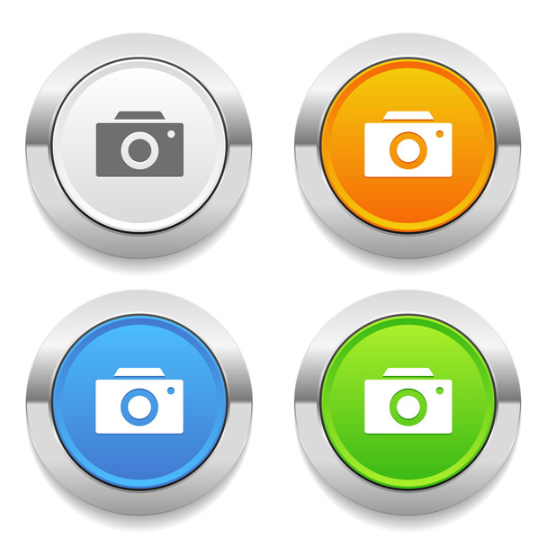Camera icons - Vektor, kép