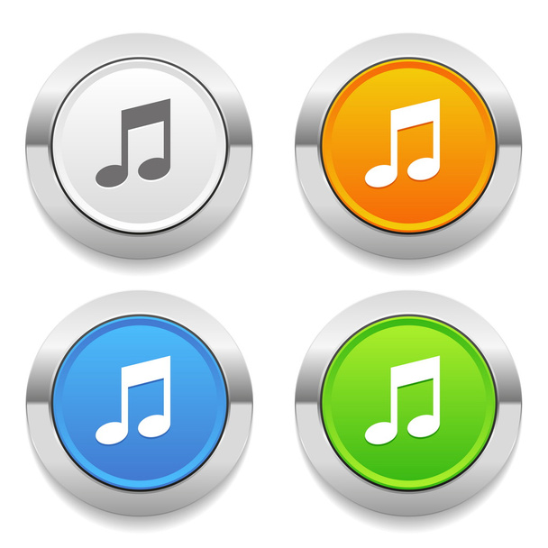 Music icons - Vector, imagen