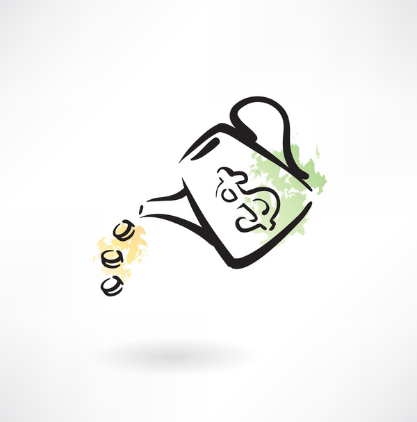 watering can icon - Vector, afbeelding