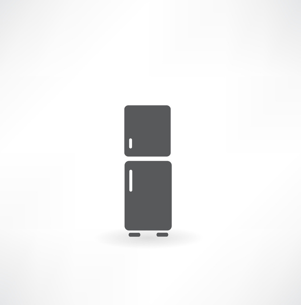 Icon of refrigerator - Vecteur, image