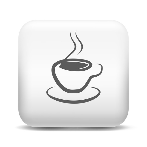 Coffee cup icon - Vector, Imagen
