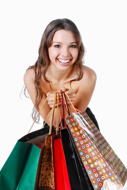 Mulher em compras
 - Foto, Imagem