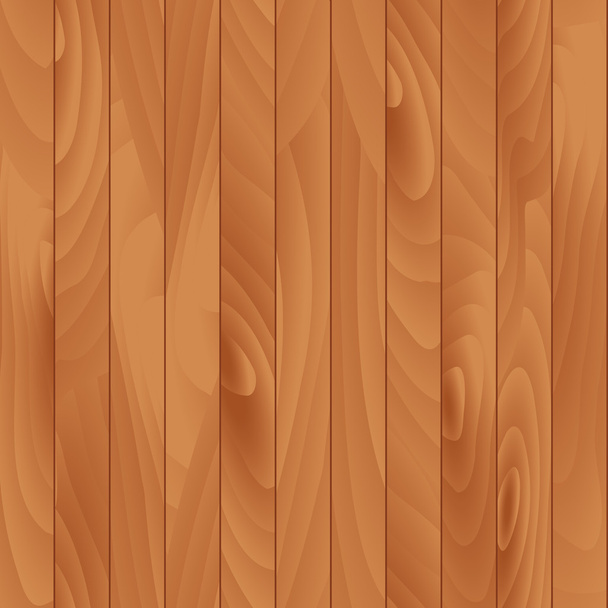 Flat Wood Texture Vector Seamless Illustration - Vector, imagen
