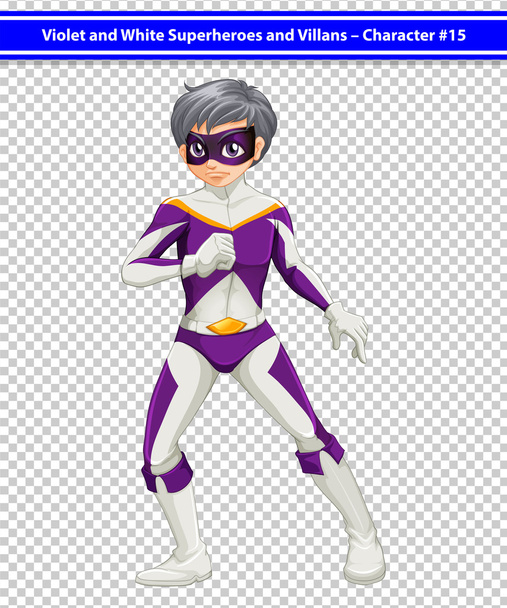 Violet hero - Vector, Image