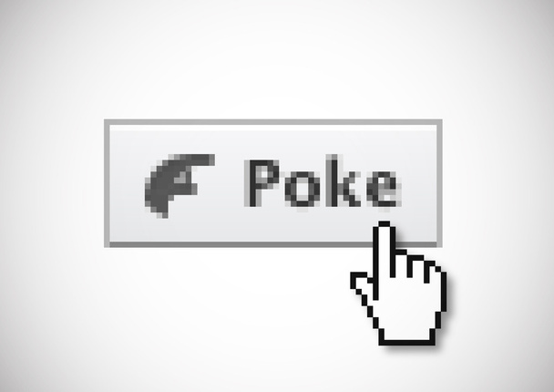 Poke knop - Foto, afbeelding
