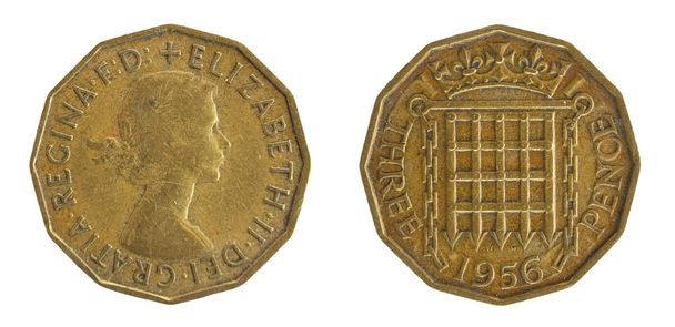 Antiguas monedas de Inglaterra
 - Foto, Imagen