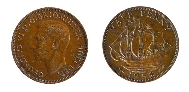 Старовинні монети з Англії - Фото, зображення