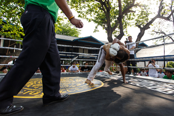 Prison fight, muay thai competition - Foto, Bild