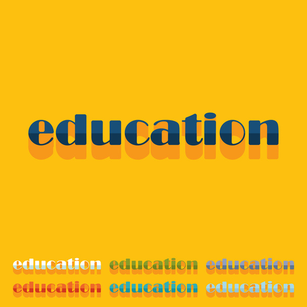 Education illustration - Διάνυσμα, εικόνα