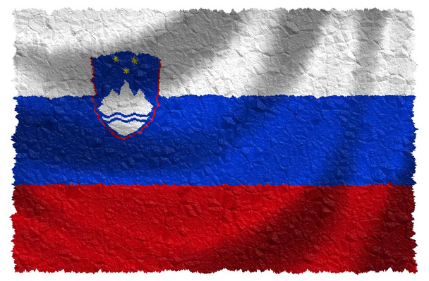 Flag of Slovenia - Φωτογραφία, εικόνα