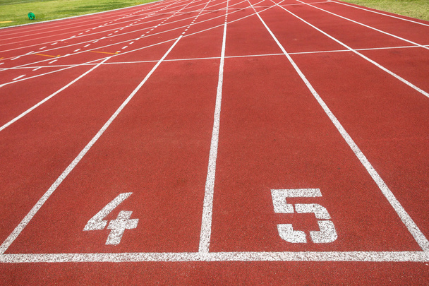 Athletic Hundred Meter Start Line - Photo, Image