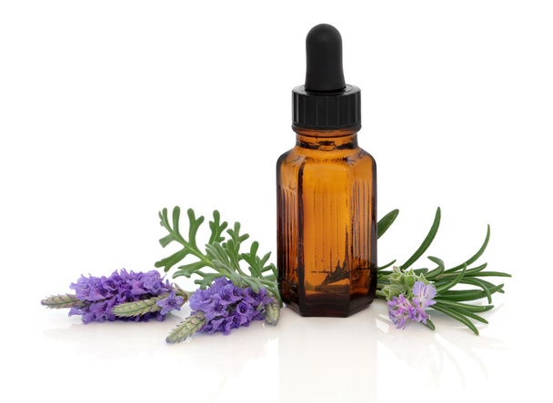 Lavender and Rosemary Herb Essence - Photo, Image