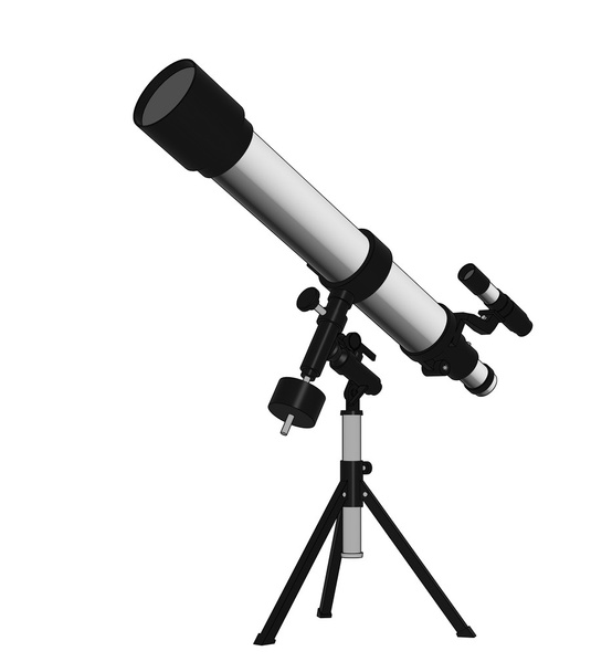 telescopio su sfondo bianco
 - Foto, immagini