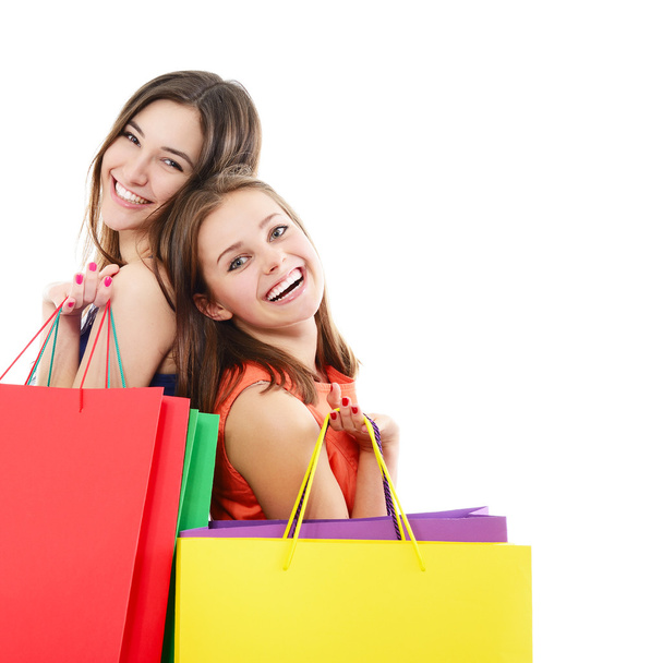 Shopping girls - Foto, Imagem