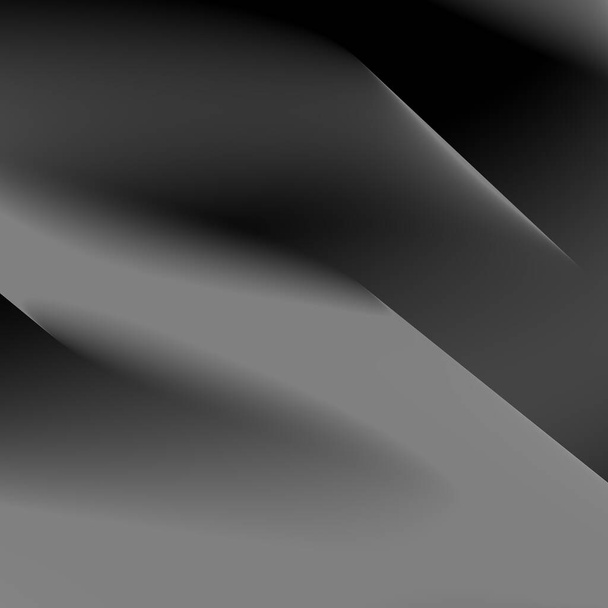 Fondo abstracto 4k monocromo gris plata negro claro oscuro ondas y líneas - Foto, imagen