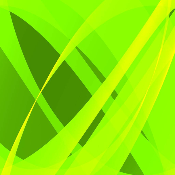 Abstrakti tausta 4k vihreä keltainen kulta valo tummat aallot ja linjat - Valokuva, kuva