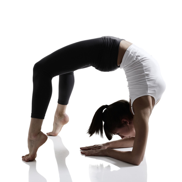 Girl doing yoga - Foto, Imagem