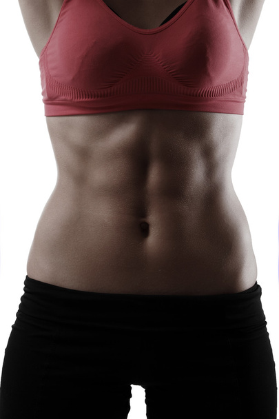 Abs press of sport young woman - Foto, imagen