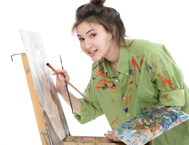 Girl painter - Photo, Image