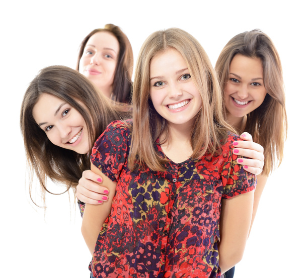 Feliz adolescente niñas
 - Foto, imagen