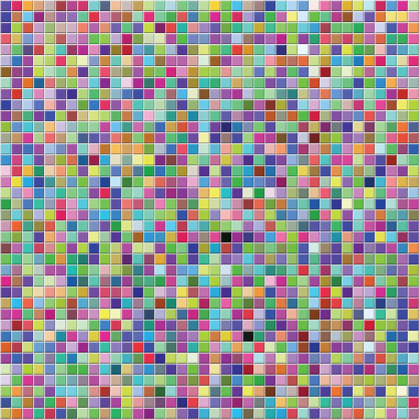 kleurrijke tegel wand - Vector, afbeelding