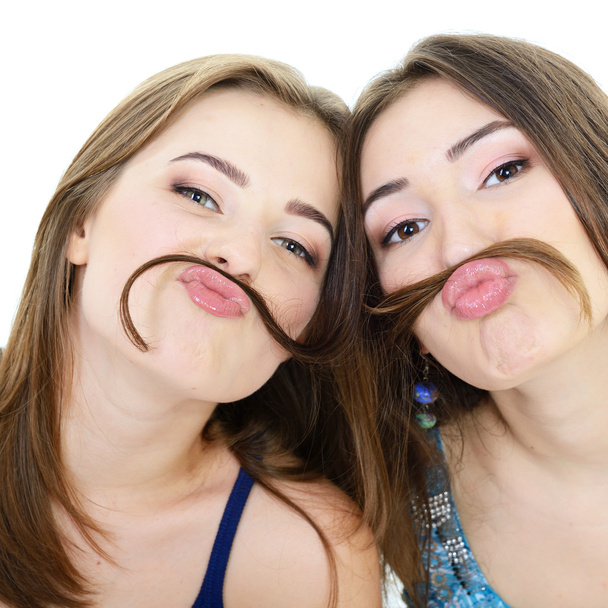 Two funny girls - Foto, Bild