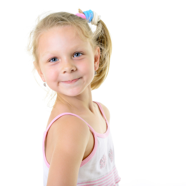 cheerful  little girl - Valokuva, kuva