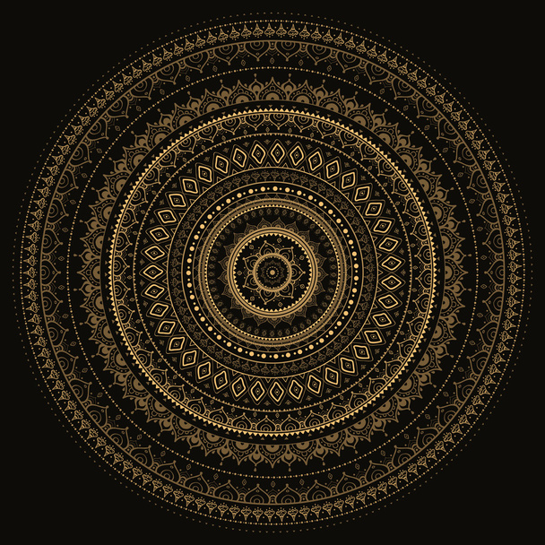 Mandala. Indický dekorativní vzor. - Vektor, obrázek