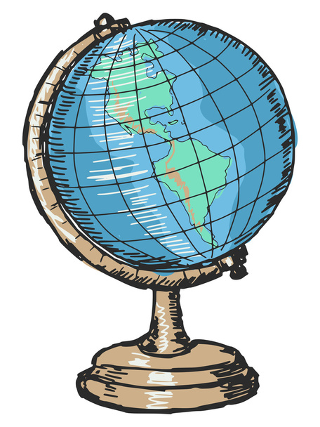 globe - Διάνυσμα, εικόνα
