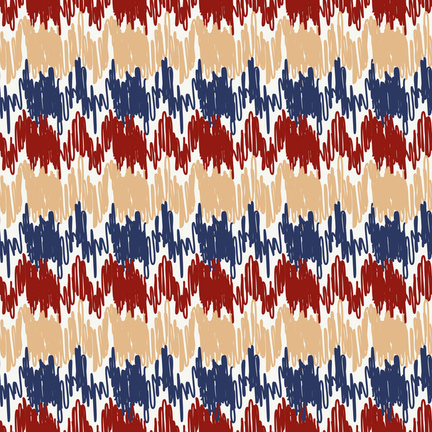 Seamless abstract pattern with the image of transverse stripes. - Vektor, Bild