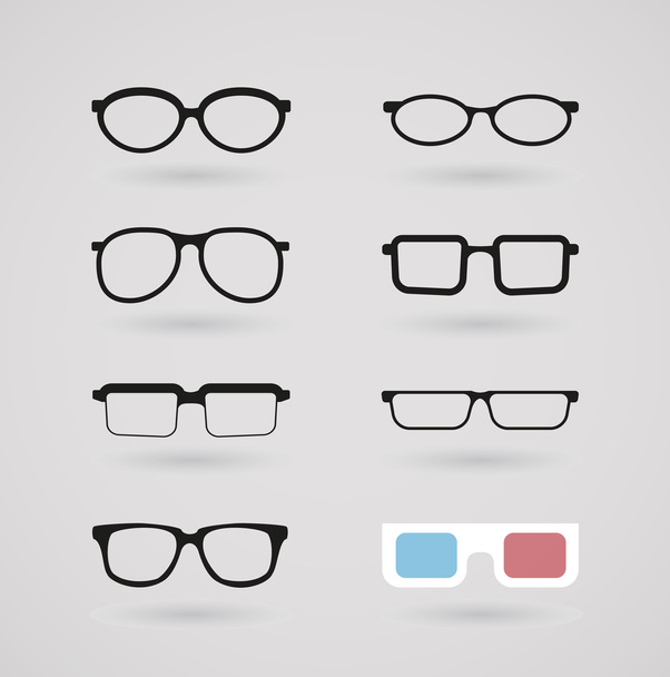 szemüveg szett - Vektor, kép