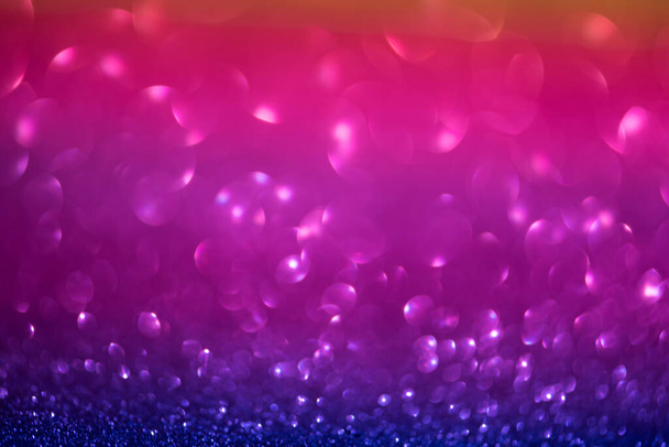 bokeh effect glitter colorful blurred abstract background for birthday, anniversary, wedding, new year eve or Christmas. - Foto, afbeelding