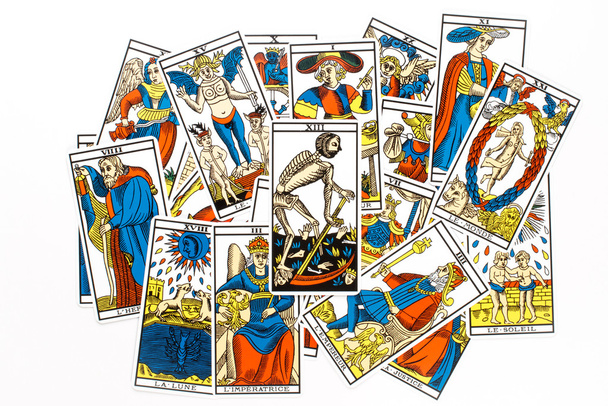 Tarot card dood tekenen - Foto, afbeelding