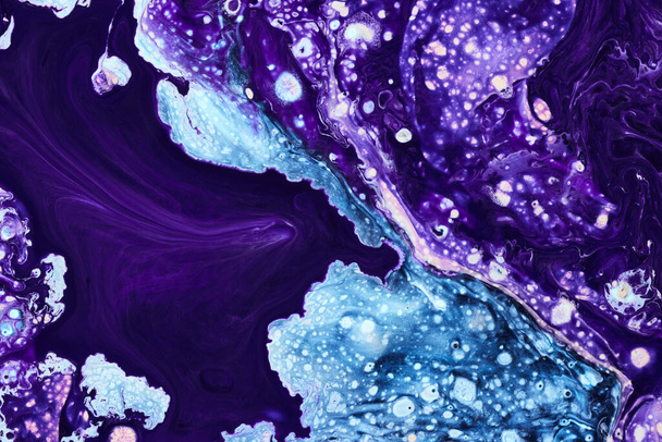Abstrakter Marmor malt Hintergrund. Schwimmende Tinten. Kreative Textur für Design - Foto, Bild