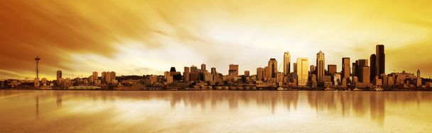panoramę Seattle - Zdjęcie, obraz