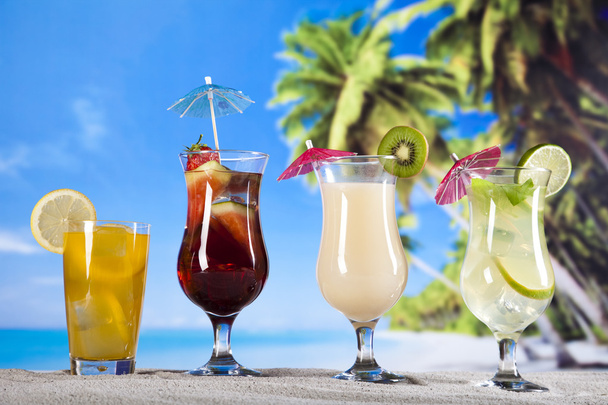 tropické koktejly - Fotografie, Obrázek