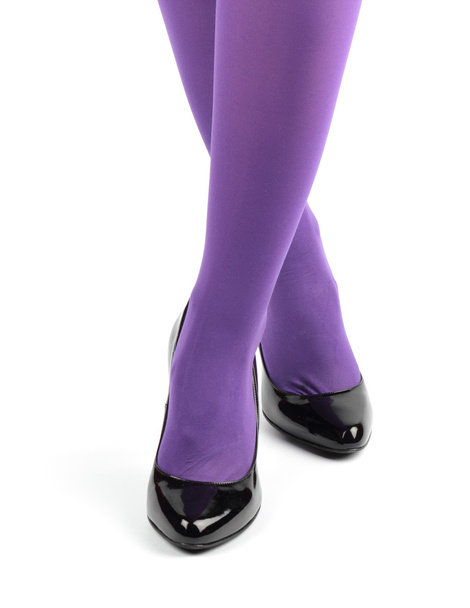 dívka nohy v černé lakové vysoké podpatky - Fotografie, Obrázek