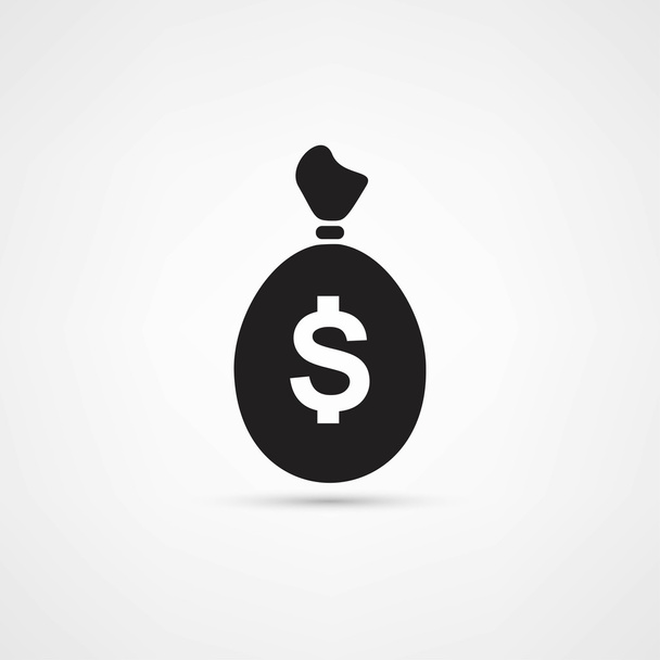 Money bag icon - Вектор, зображення