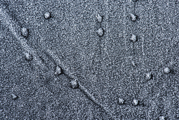 Мелкие детали кристаллов льда. - Фото, изображение
