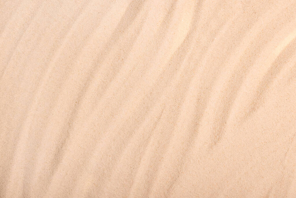 Beach sand texture background. Full frame shot. - Foto, Bild