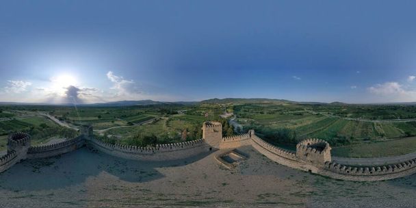 fortaleza, panorama 360, vista aérea - Foto, Imagen