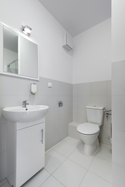 Small and compact interior bathroom design - Zdjęcie, obraz
