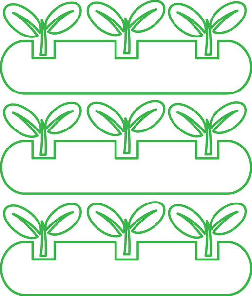 Plant tree icon concept sign design - Διάνυσμα, εικόνα