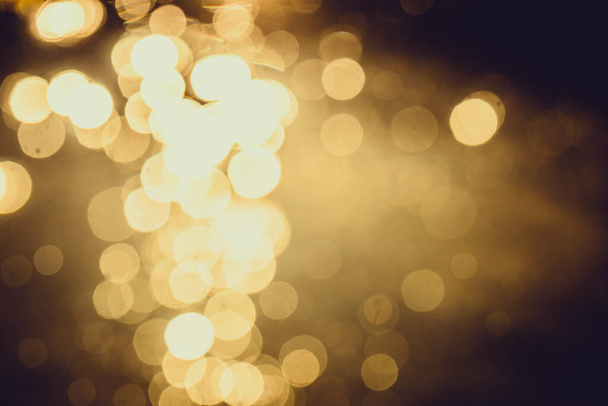 Gold abstract bokeh background - Photo, Image