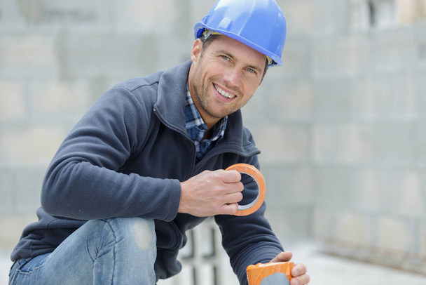 man builder in construction site - Photo, Image