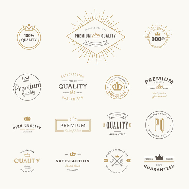 Set of premium quality stickers and elements - Vektori, kuva