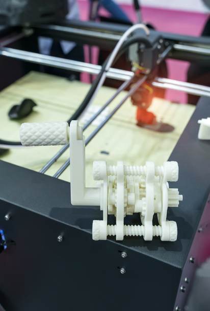 Impresión de engranajes de impresora 3D modelo impreso plástico
 - Foto, Imagen